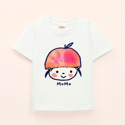 名前が入れられるＴシャツ（ちっちゃなモモちゃん） 1枚目の画像