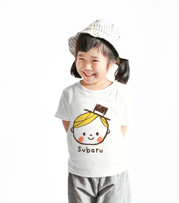 名前が入れられるＴシャツ（ハンサムボーイくん） 2枚目の画像