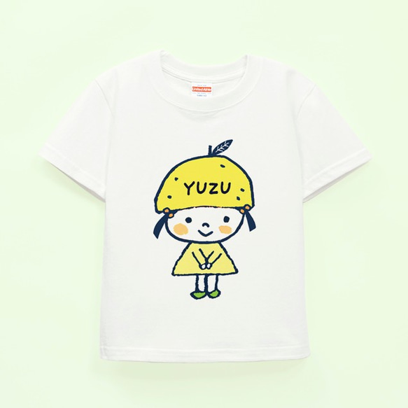 名前が入れられるTシャツ（こんにちはのゆずちゃん） 子供服 satoshi