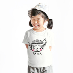 名前が入れられるＴシャツ（ネイティブちゃん ） 2枚目の画像