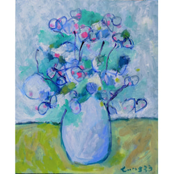 aquaagua】F8 絵画 抽象 抽象画 油絵 油彩 キャンバス 青 ブルー aquaagua】F8 絵画 抽象 抽象画 油絵 油彩 キャンバス 青 ブルー