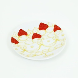 ストロベリーショートケーキ ミニプレート 大皿 BunnyBirdie 通販