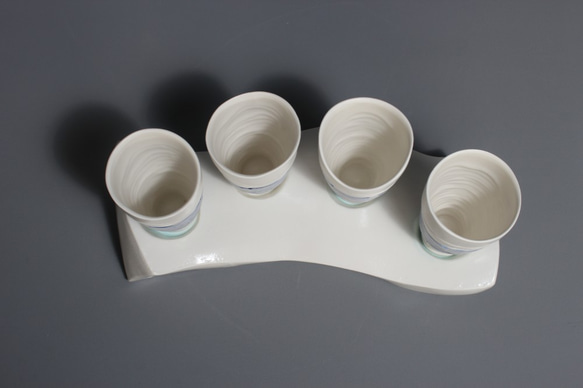 。シーシリーズ - セラミックお茶セット 4枚目の画像