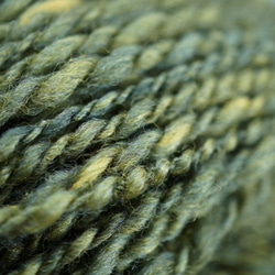スラブ双糸(手紡ぎ糸）メリノ100% 4枚目の画像
