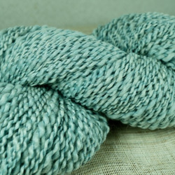 スパイラルヤーン(手紡ぎ糸)ブルーフェイス・コリデール・メリノ 2枚目の画像
