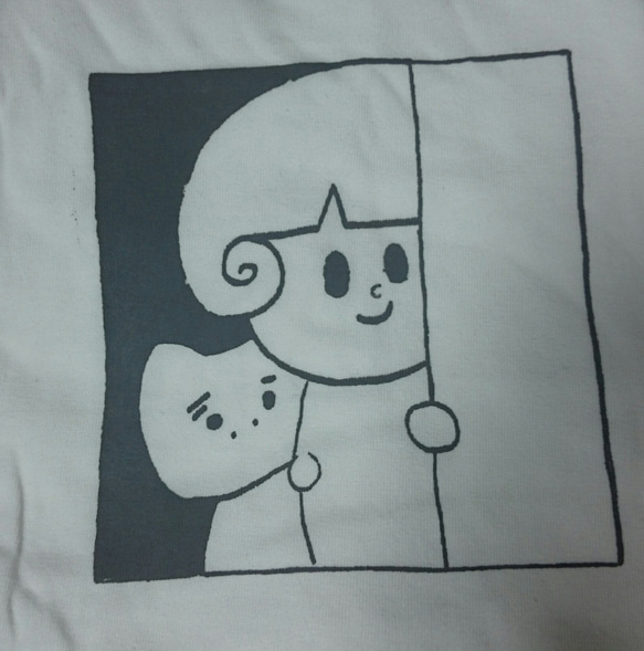 Tシャツ。パーパとかば。 2枚目の画像