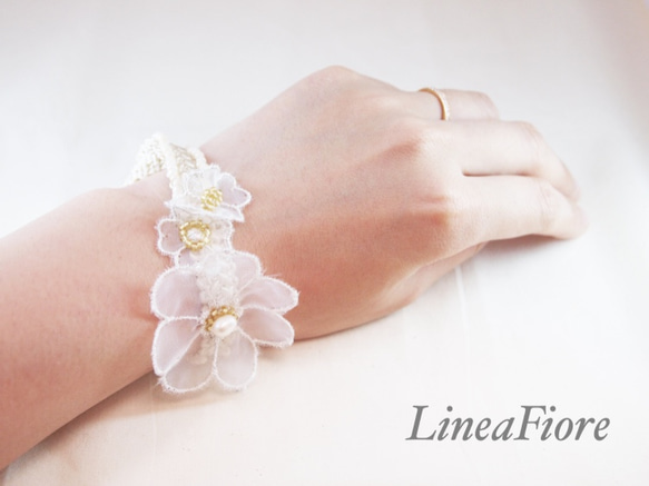 Kaoru レースフラワーブレスレット lace flower bracelet KAORU | Lace