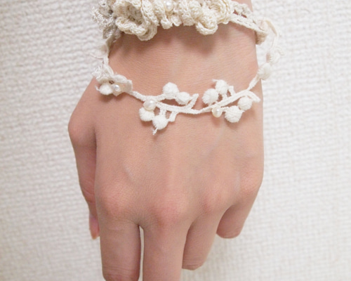はなとつた◇ブレスレットWH ブレスレット Linea Fiore 通販