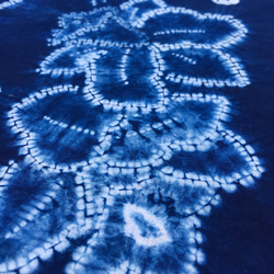 藍染 絞り ハンカチ・バンダナ 3枚目の画像