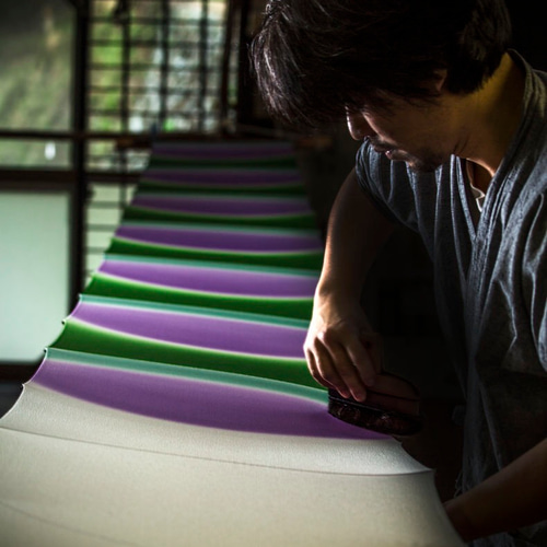 かさねの色目シリーズ 正絹ちりめん風呂敷 二尺巾 74㎝ 1300匁（重目