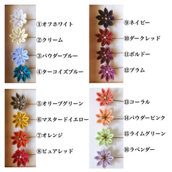 【flower ball bouquetオーダーメイド】総つまみ細工✴︎ボールブーケ（小） 7枚目の画像