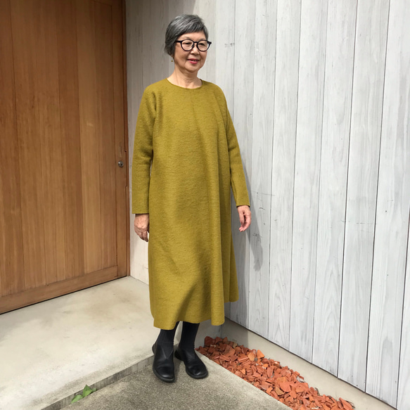 カタカミナ 高級リネンワンピース リネンワンピース】なめらかな超高