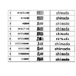 シンプルデザイン＊ポスト 郵便受けに最適 ネームプレート♪30×80ｍｍ以内自由サイズ♪ 7枚目の画像