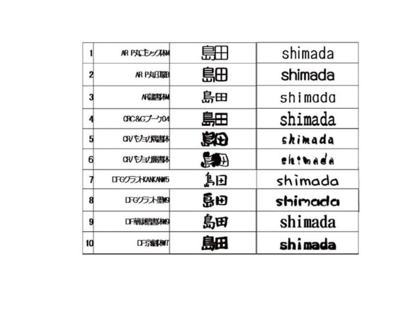 オリジナルデザイン表札＊simply＊長方形　10×20ｃｍ以内サイズ自由♪ 7枚目の画像