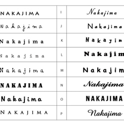 軽量♪カンタン取り付け☆シンプル♪マンション用表札♪ネームプレート　5×15ｃｍ内サイズフリー＊ 4枚目の画像