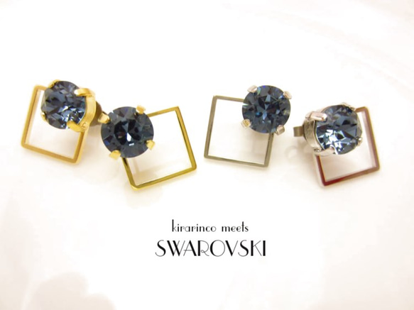 SWAROVSKI☆Square Series: sweet & noble アメジスト 4枚目の画像