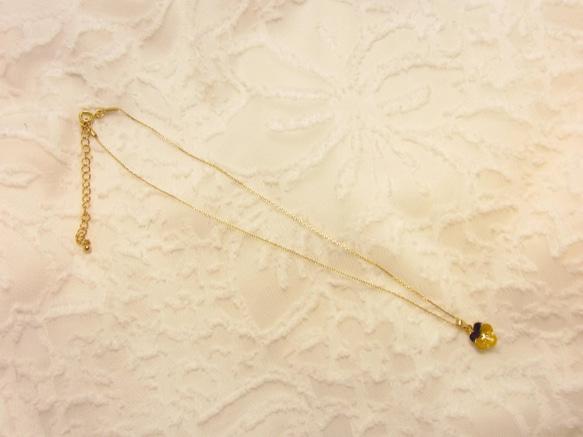 【再販】Pansy Fantasy Necklace☆Fine&Delicate 2枚目の画像