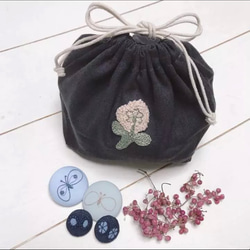 点と線模様製作所⚘リネン birdgarden ベージュ ex.ミナペルホネン