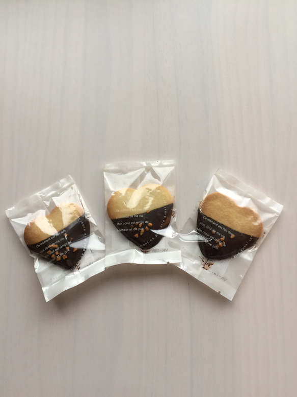 ♪  ハートクッキー（おまかせ３種）【保存料着色料なし】 4枚目の画像