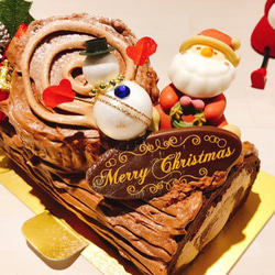 【クリスマス限定】ブッシュドノエル（保存料着色料なし） 1枚目の画像