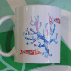 名入れできます。　マグカップMUGCUP 　夢見る魚 2枚目の画像