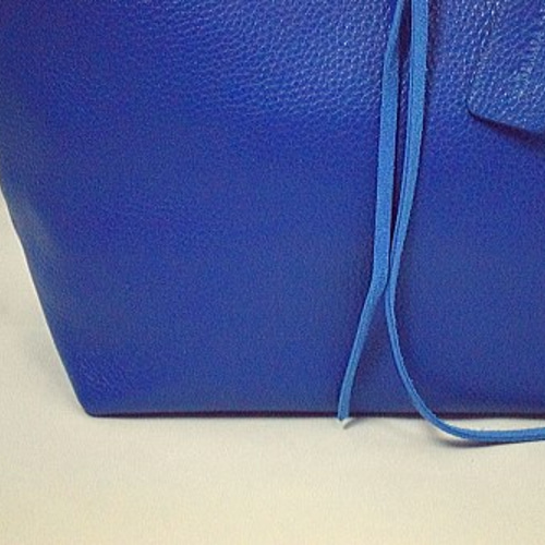 NO.137010 横型(小) 上質レザートートバッグ（ポーチ付