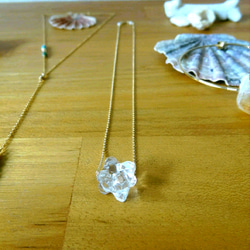 14kgf  こんぺい糖crystal  necklace 4枚目の画像