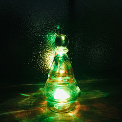 《Xmas》ガラスの　灯るツリーcarnival　♪選べるライト♪【受注生産】 8枚目の画像