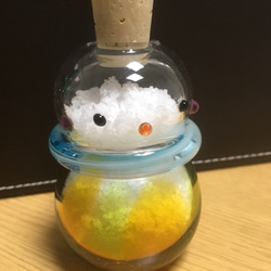 お塩を入れたら   雪だるまさん 5枚目の画像