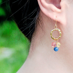 Swarovski / Kyanite  施華洛世奇水晶  藍晶石  耳環 【 OWN COLOR 】 第3張的照片