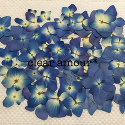 ［再販］押し花から始める天然紫陽花のラインストーンiPhone６ケース 2枚目の画像