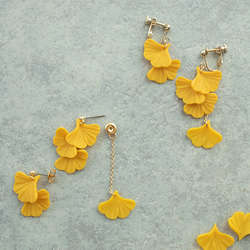 銀杏耳環 第4張的照片