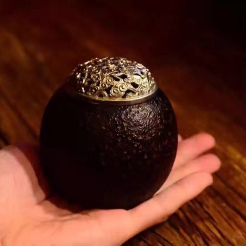 古銅　銀象嵌雲鶴文　三足蓋爐　香炉　唐木台・時代箱付　R　R4959 古銅 銀象嵌雲鶴文 三足蓋爐 香炉 唐木台・時代箱付 R R4959 - メルカリ