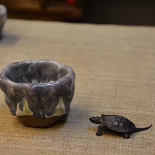 青銅器時代が - 小さなお茶のペットの亀@] Chunyang小動物、人々