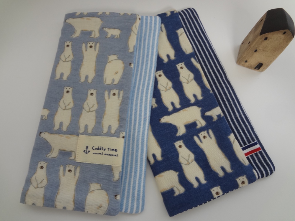 専用♬しろくま大判＊8重ガーゼハンカチ しろくま*8重やわらかガーゼハンカチ*大2枚セット ハンカチ