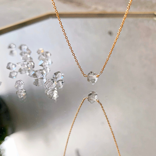vanilla jewelry ハーキマーダイヤモンド ペンダントトップ