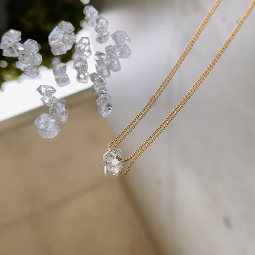 vanilla jewelry ハーキマーダイヤモンド ペンダントトップ