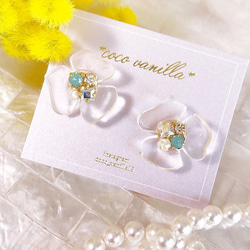 *crystal flower × bijou*ピアス,イヤリング 1枚目の画像