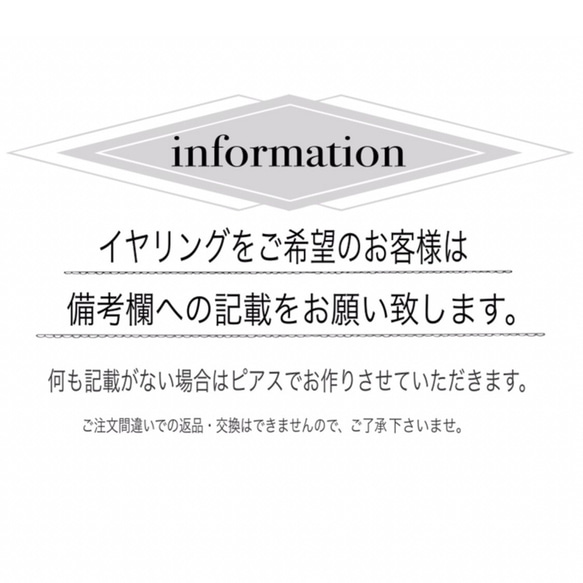 *べっこうstarビジューの大ぶりピアス,イヤリング * 4枚目の画像