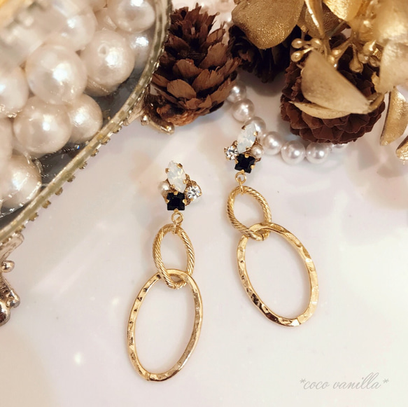 *bijou × hoop ピアス(イヤリング)* 2枚目の画像