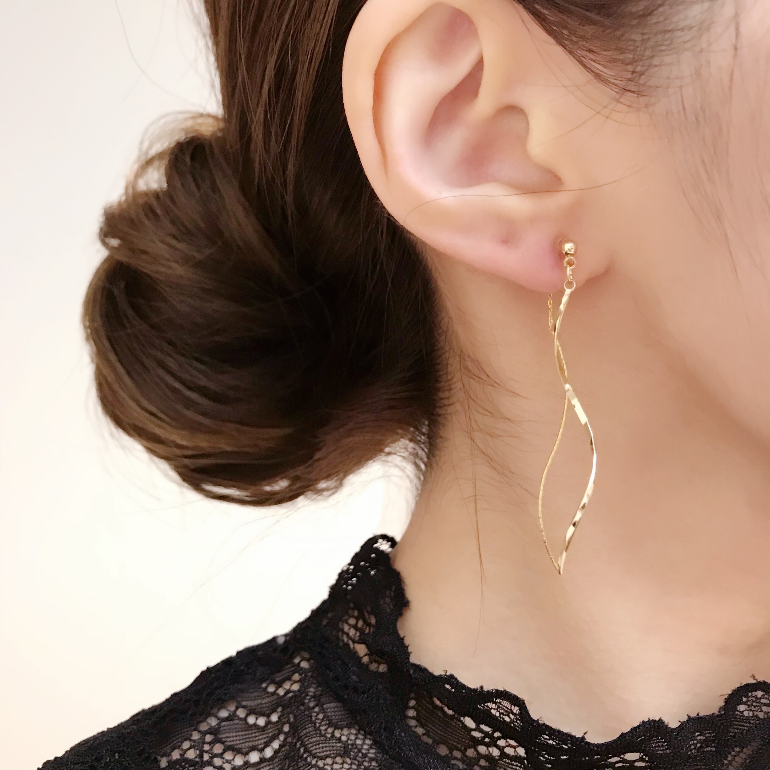 ＊＊COCO＊＊様✴︎パープルアゲート＊ピアスorイヤリング coco vanilla* flowerアレンジピアス(イヤリング)* ピアス