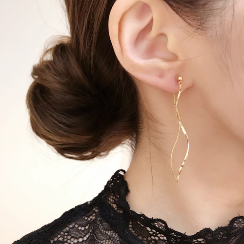 アメリカンピアス風イヤリング* イヤリング・ノンホールピアス