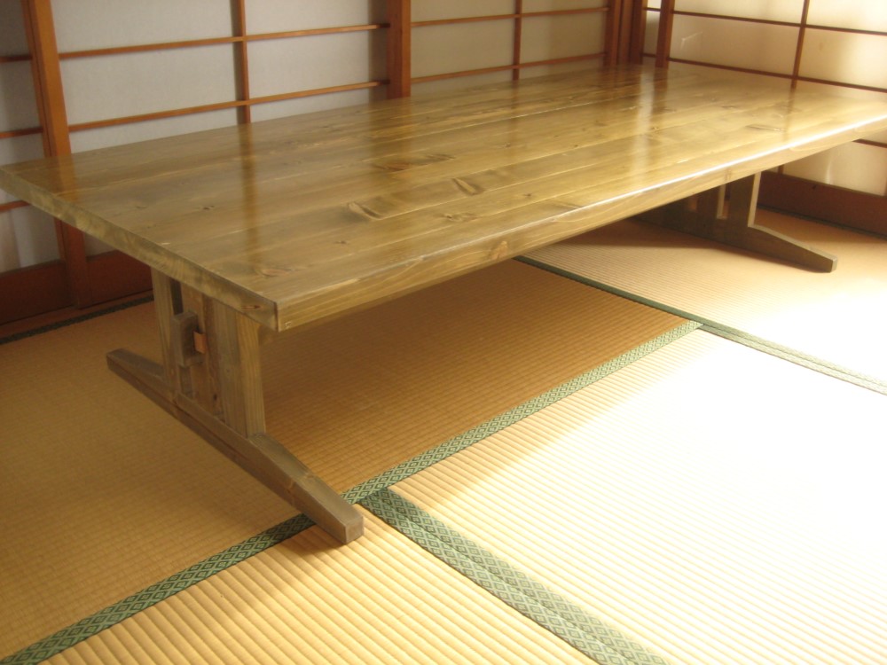 ローテーブルⅢ 1750×800×380　受注製作