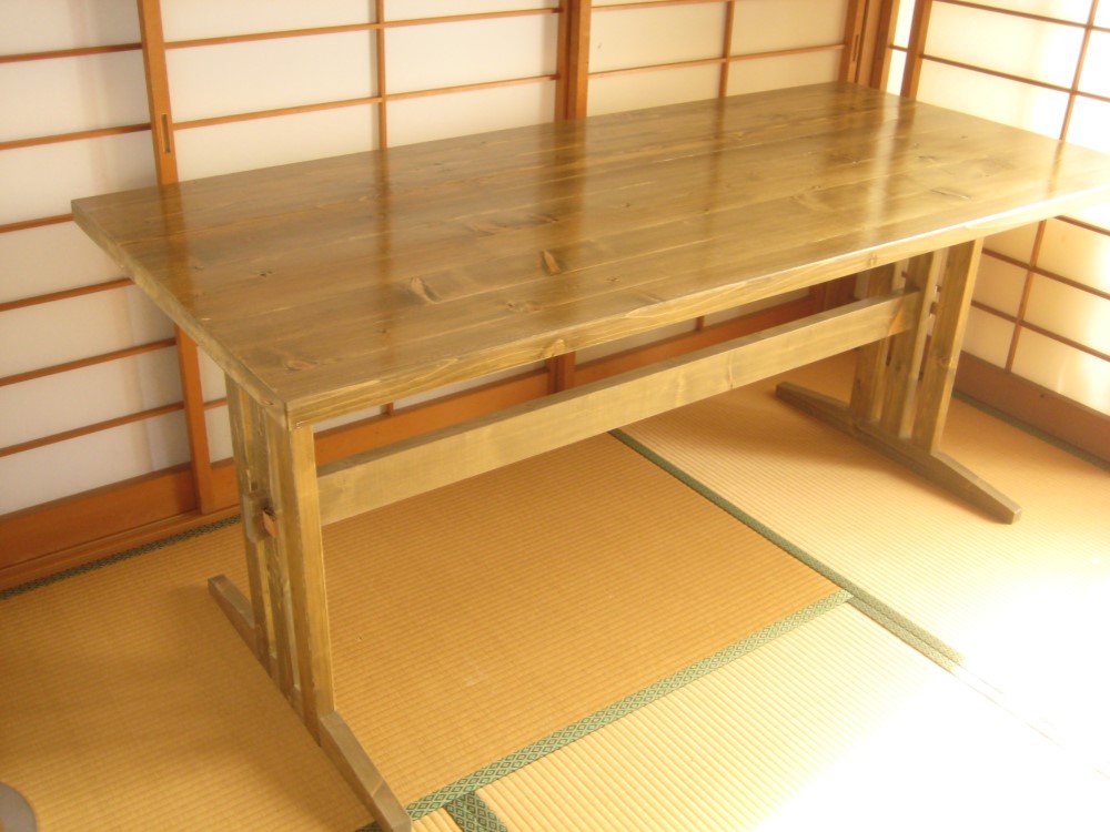 ダイニングテーブルⅢ 1750×800×750　受注製作