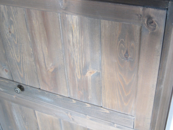 木のシューズボックス(1８足) 、収納ボックス 受注製作 5枚目の画像