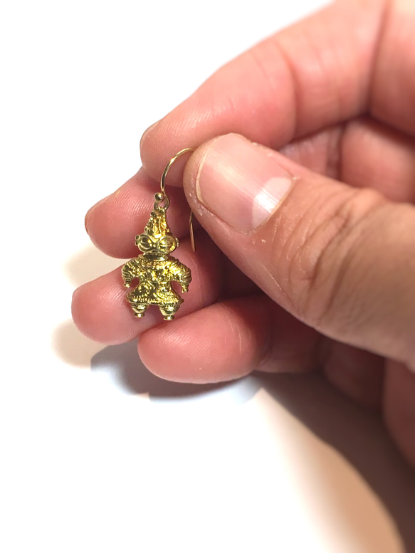 TEMPLE OF THE SUN★Relic X スタッズピアス 幾何学模様 14K純金 TEMPLE OF THE SUN☆Relic X スタッズピアス 幾何学模様 14K純金