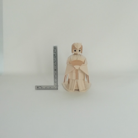 木製 ひな人形「無垢」 4枚目の画像