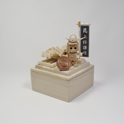 木製 大砲 印鑑ホルダー「上杉謙信」 はんこ・スタンプ sapporo-craft