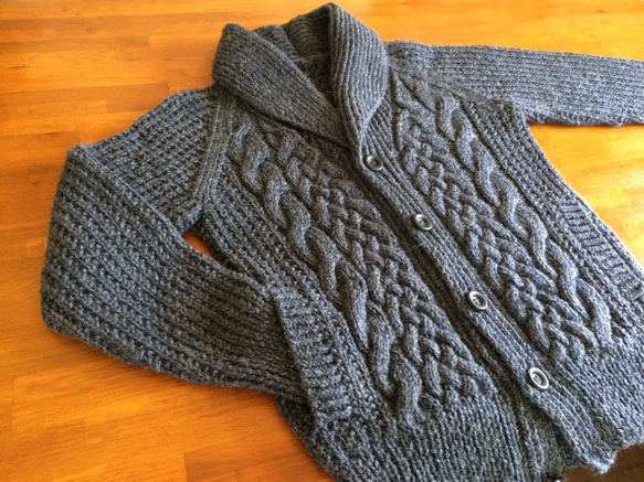 ショールカラージャケット《受注製作です》 ニット・セーター