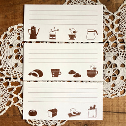 パンと珈琲の一筆箋 2枚目の画像